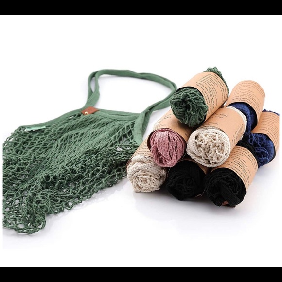 New Pink Farmers Market Mesh Bag - Picture 2 of 5